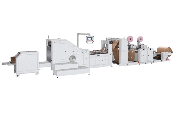 LSB-330XLD+TP+LST-41100 全自動(dòng)柔版印刷貼片模切提手(派奇)紙袋機(jī)